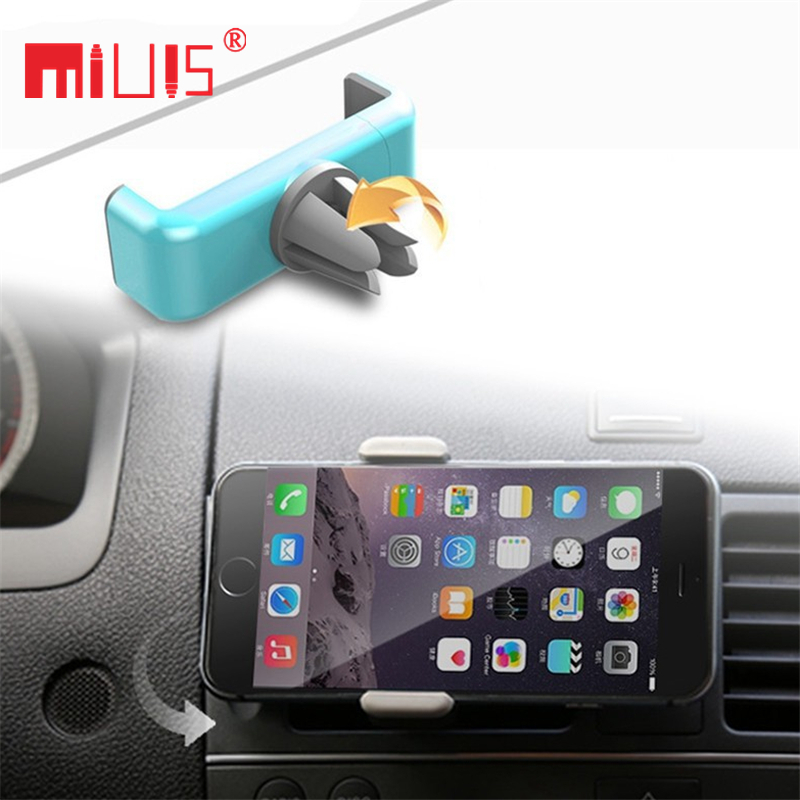 Universal Car Holder Ventilation Air Vent Mount for Iphone 6 Plus 5S Stand Support For Samsung