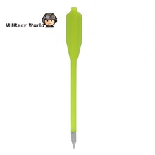 12pcs pack Tactical Archery Arrowhead Steel Military Arrow Tip Broadheads Arrow Bow Accessory Tool Green For
