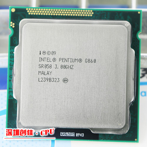   Intel Pentium  G860 3.0  3  65  LGA 1155       