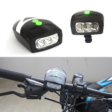 Led Bicycle Light with Horn Bike Bell Front Lamp with Cycling Riding Accessories Bicicleta Warning Headlight Flashlight Outdoor