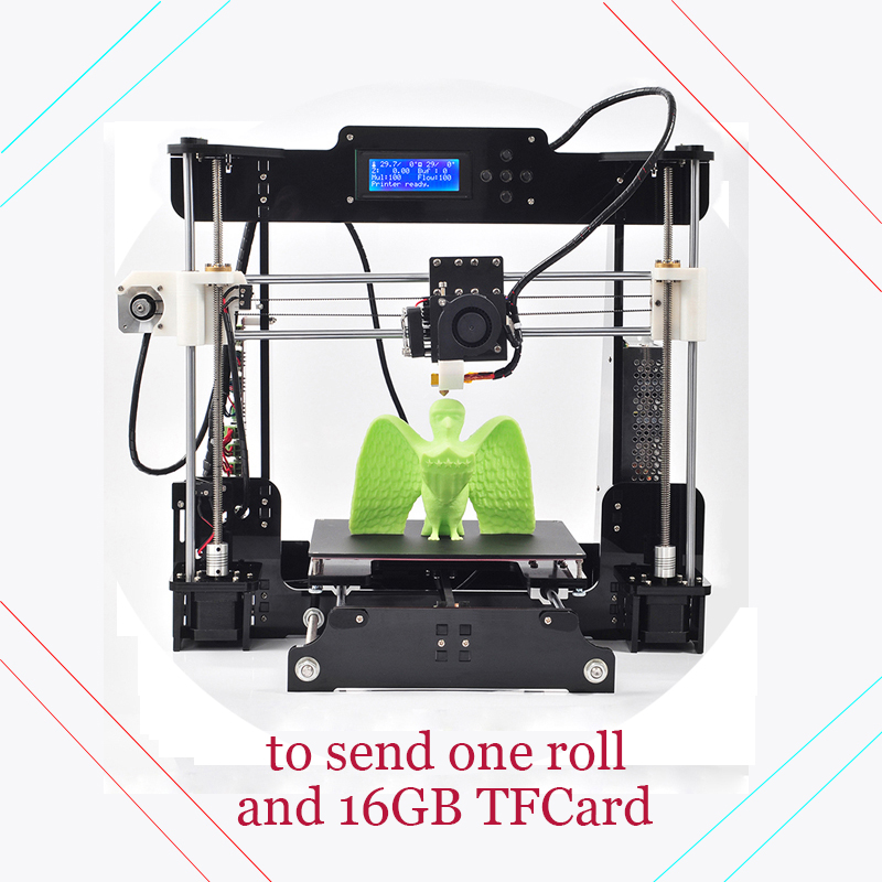 2016 Original New Upgraded Quality High Precision Reprap Prusa i3 DIY 3d Printer kit with 1