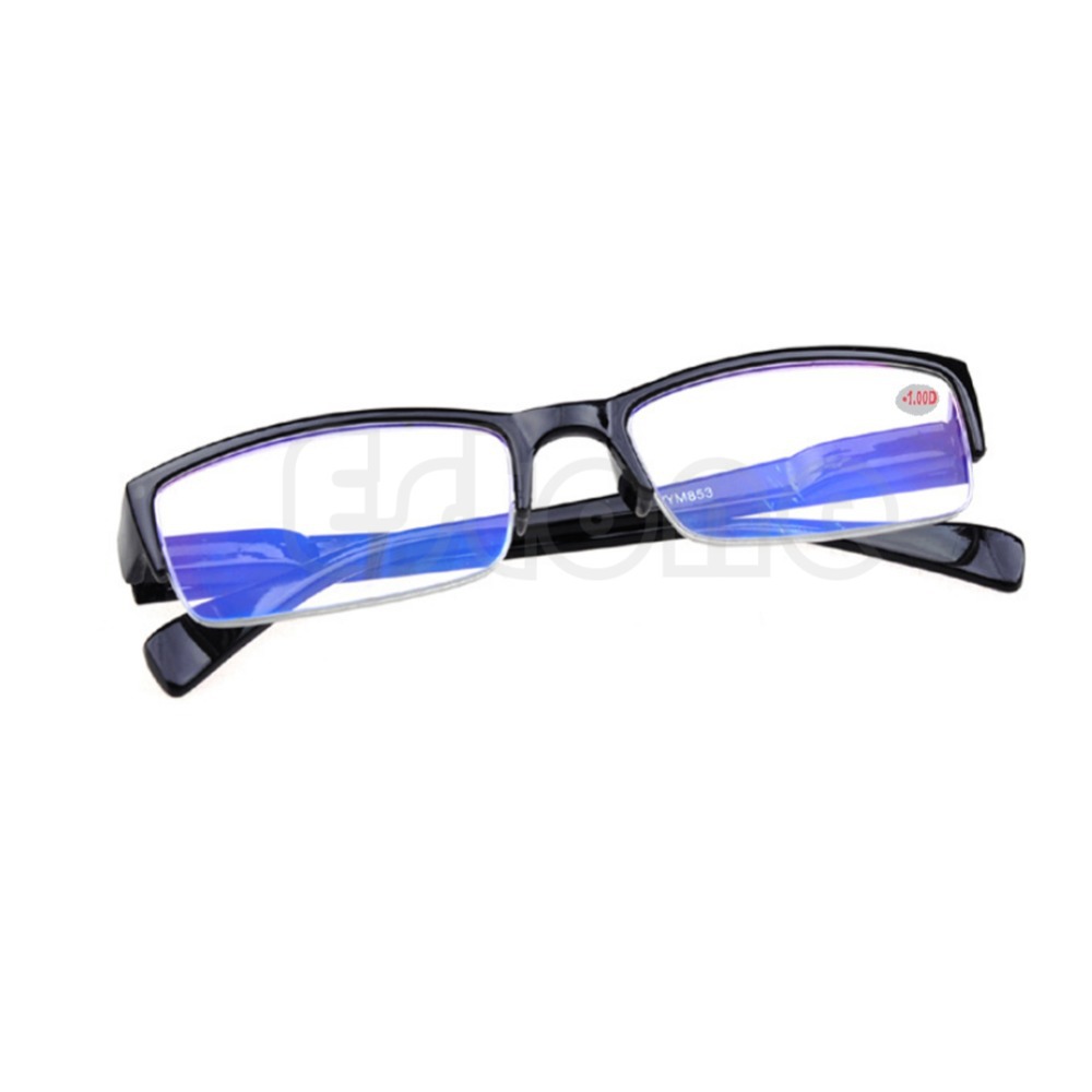 Free shipping New Black Frames Semi rimless Eyeglass 1 1 5 2 2 5 3 3
