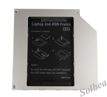 Brand NEW Universal IDE to SATA 2.5″ 12.7mm HDD external Hard Drive Caddy CD/DVD Bay Adapter for laptops PC Freeshipping+track