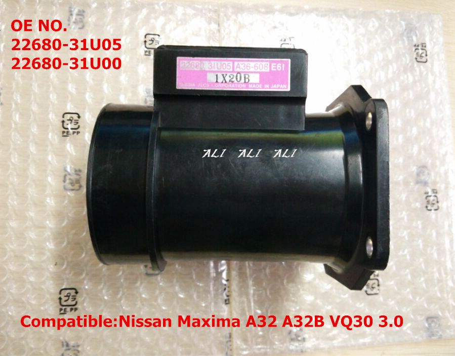   MAF 2268031U05  : Nissan Maxima A32 a32b, Y61, Y33 VQ30 3.0 22680-31U00 22680-31U05 22680 31U00