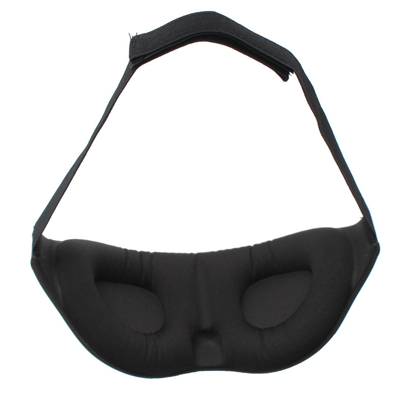 Popular Comfortable Sponge Travel 3D Rest Sleeping Eyeshade Eye Mask Memory Foam Padded Shade Cover Blindfold