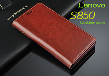 Lenovo s850 cell phone cases Fashion Business S 850 ultra thin protective sleeve shell flip phone