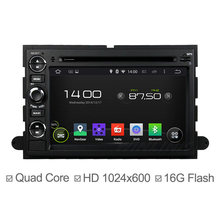 Quad Core Car DVD Player Android 4.4 For Ford Fusion Explorer 500 F150 F250 F350 F450 F550 Focus Edge Ipod Radio GPS Navigation