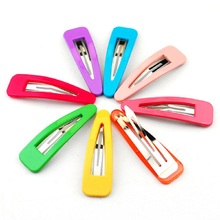 Good Gift 10 Pcs Hair Clips Children Hair Accessories Baby Toddler Girls Hairpins Mix Color Lovely Girls Solid Hairpins