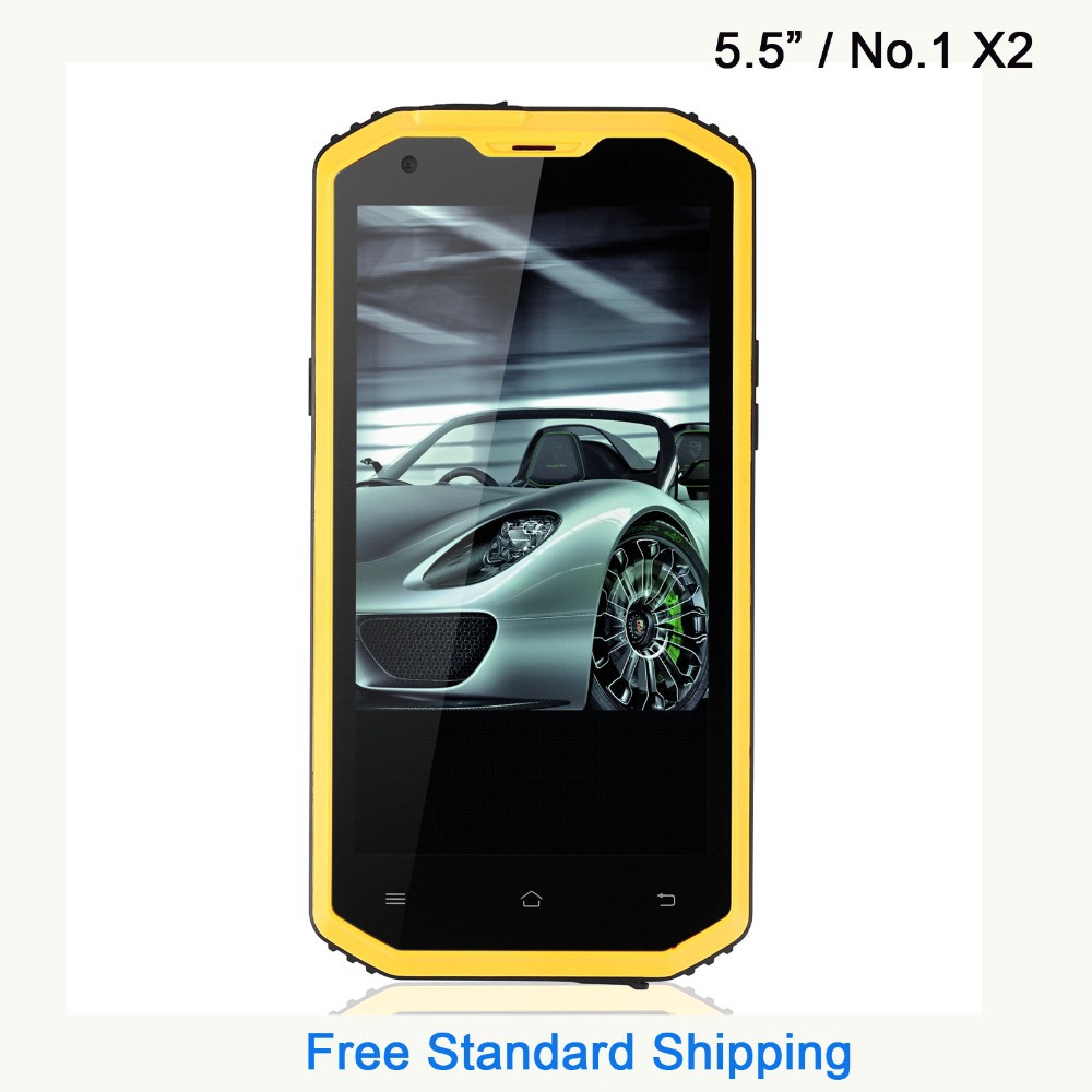 5 5 NO 1 X men X2 Dual SIM 4G FDD LTE Android Waterproof Rugged Smartphone