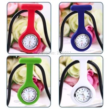 1Pcs Mini Portable Silicone Gel Doctor Nurses Brooch Pin Pocket Fob Tunic Watch Multiple Colors Worldwide Store