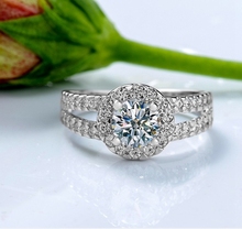 Fashion Zirconia Stone Silver Rings for Women Engagement Girls Valentine’s Gift,Fine Beautiful Star Charm Jewelry Big Sale J510P