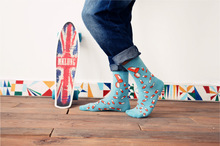 New caramella Banana Elk hit Color Socks for Couple happy socks Harajuku Street Tide Casual cotton