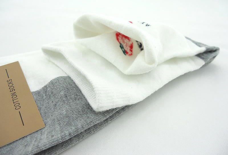 white gray socks7