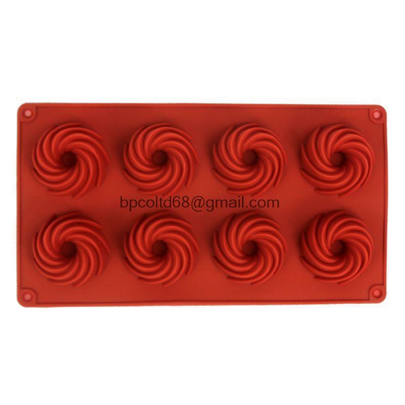 Silicone cake molds 8 holes windmill silicone jelly chocolate pudding mold handmade soap mold CDSM-133