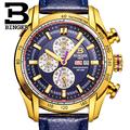 Switzerland watches men luxury brand Wristwatches BINGER Quartz watch Chronograph Diver glowwatch B1163 7