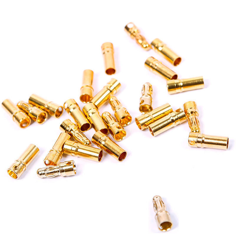 10 Pairs 3 5mm Gold Bullet Plug Lipo Battery Brushless Motor Connector 63141 