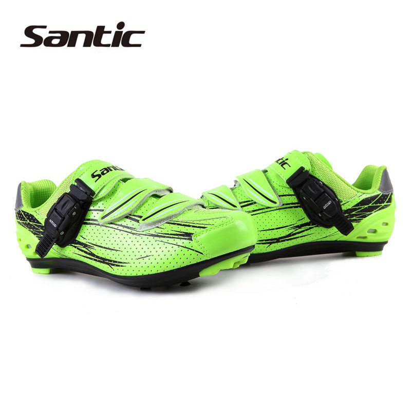 SANTIC Professional Breathable Bicycle Road Bike Athletic Racing Shoes Men's Bike Cycling Self-Locking Shoes zapatillas ciclismo