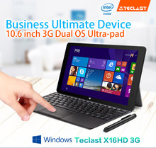 Newest10 6 Inch Teclast X16HD 3G Dual System Z3735f Z3736f Tablet PC Android4 4 Windows8 1
