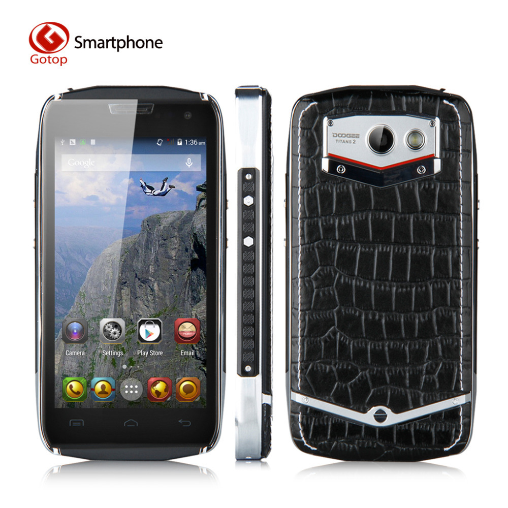 Original 4 5 Doogee TITANS2 DG700 Android 5 0 Smart Phone Waterproof IP67 MTK6582 1 3GHz