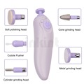 Professional 5 In 1 Electric Nail Fill Drill Manicure Tool Nail Cuticle Polish Pedicure Machine Set