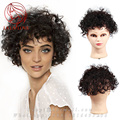 100 Human natural hair system curly toupee African lace Toupe for woman hair replacement hair integration