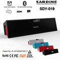 Wireless SARDINE Bluetooth HIFI Speaker LCD Display Digital clock Support Line in FM Handfree Amplifier Stereo