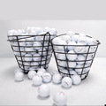 CRESTGOLF Metal Golf Basket Golf ball Container Golf Accessories Black can store 50pcs golf balls