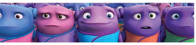 New 2016 Dreamworks Movie HOME OH Boov Alien Soft Plush Doll Toys 1pcs 20cm Kawaii Cartoon Captain Figure Toys For Children 3