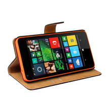 Luxury Flip Wallet Genuine Leather Cell Phone Case Cover For Microsoft Lumia 640 Lte Dual Sim