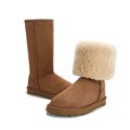 2017 UG Men Australia Classic Snow Boots Winter Warm Leather men Flats Warm Shoes Genuine Leather