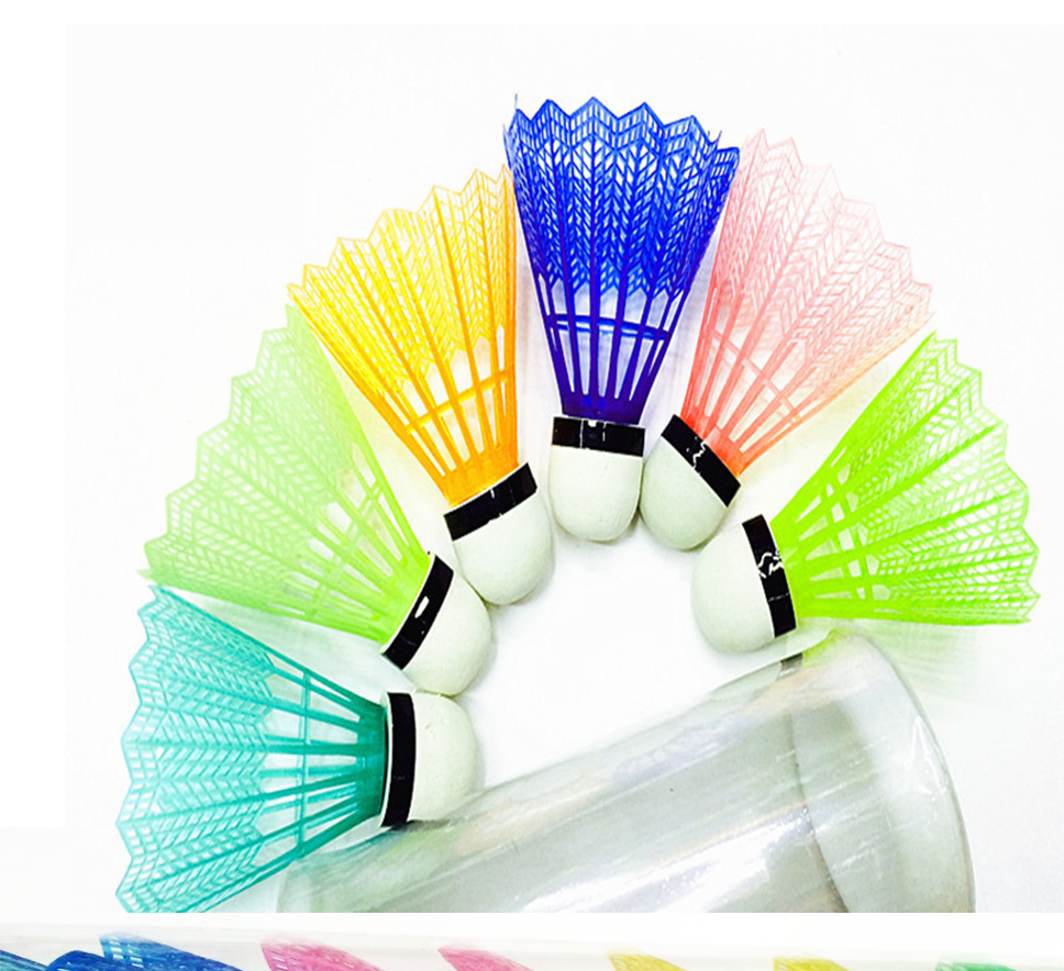 Gemini/_mall/® Badminton Shuttlecocks Yellow 6Pcs Nylon Shuttlecocks Indoor Outdoor Sports Exercise Badminton Balls with Great Durability