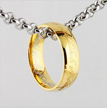 new Hot Sale The Hobbit And The Lord Of The Rings Stainless Steel 18K Gold Plated