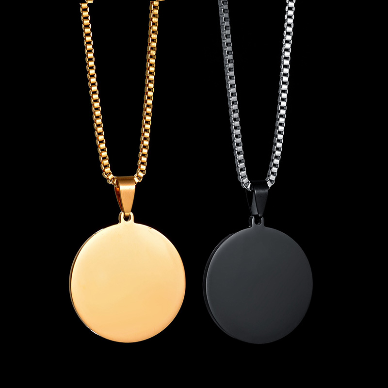 Wholesale Hot Sale Custom Engraved Necklace Stainless
