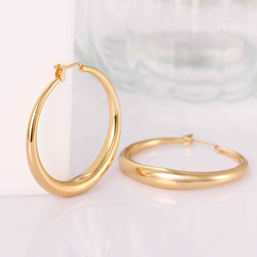 Round Hoop Earrings Jewelry