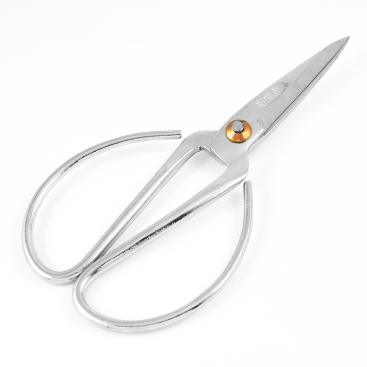 Free shipping 190mm length wangwuquan coated high quality carbon steel traditional scissors for household and garden
