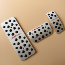 For Subaru Legacy Fuel Brake Foot Rest AT pedals Plate Non slip Accelerator brake pedal Pads,FREE SHIPPING