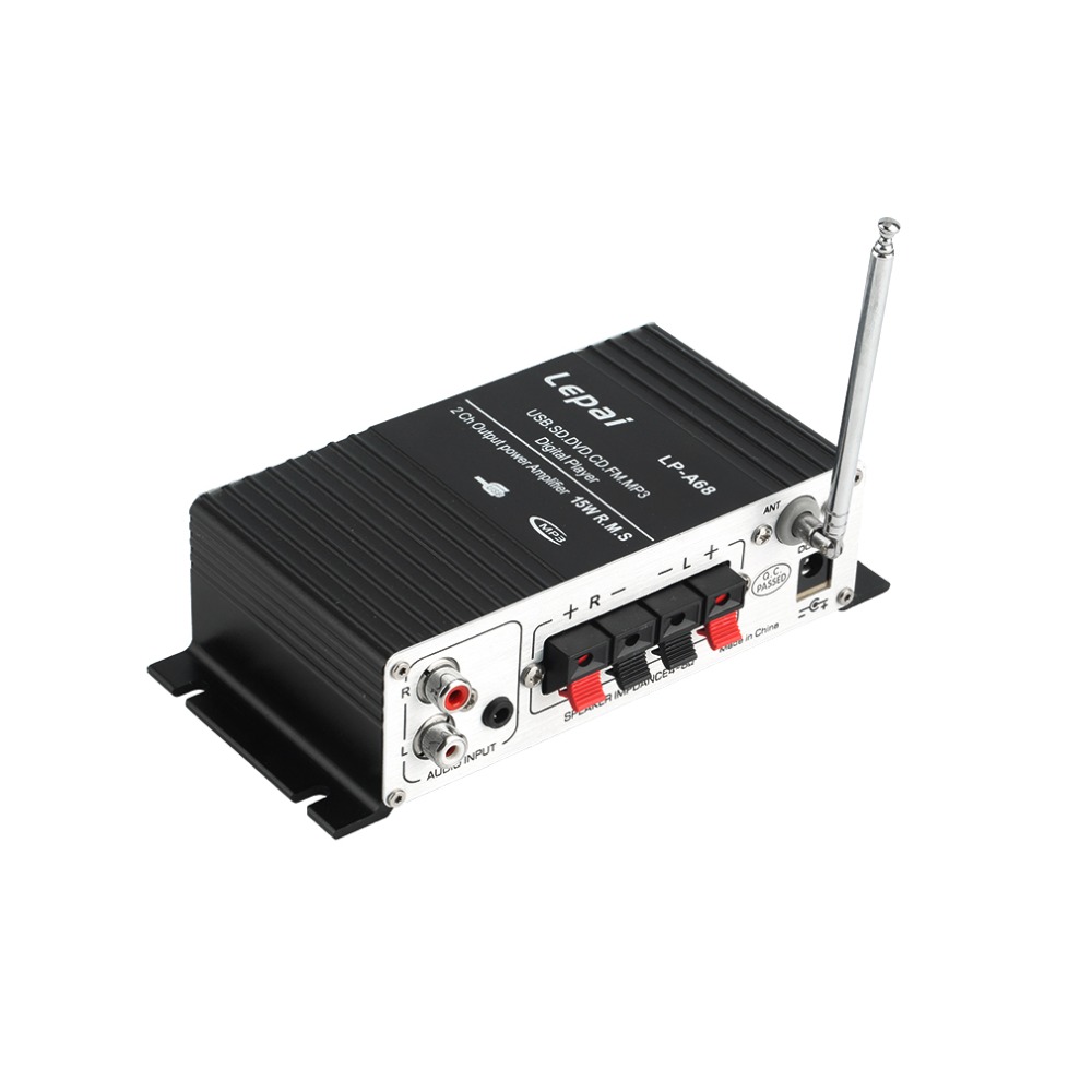 Купить 12V hi-fi стерео аудио усилитель 2 канала автомобильный mp3 cd ...