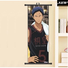 45X125CM Kuroko no Basuke Basketball Aomine Daiki Sport Anime Cartoon scroll wall picture mural poster art cloth canvas painting