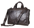 Nesitu High Quality Gray Real Genuine Leather Men Messenger Bags Briefcase Portfolio 14 Laptop Business Travel