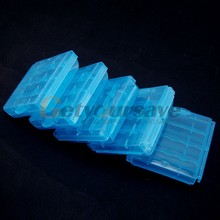 5x Hard Plastic Battery Case Holder Storage Box for 4x AA AAA Batteries GSE