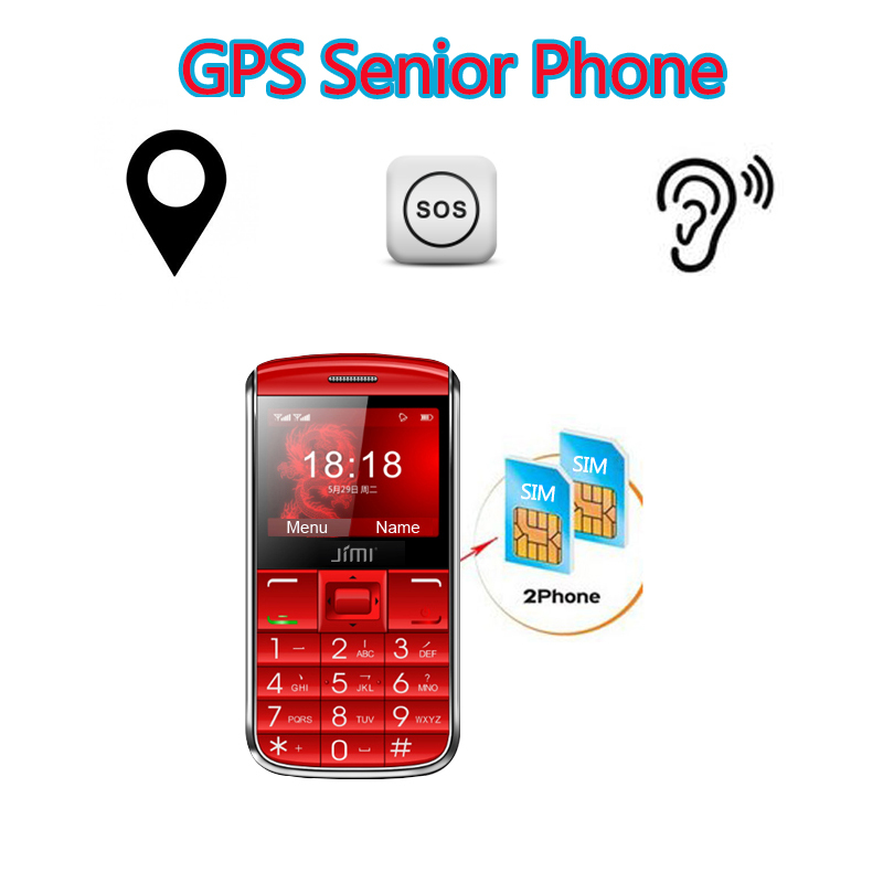GPS Senior Phone GPS Tracker GPS Locating Function SOS button for