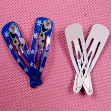 6pcs lot Elsa Anna Clip Hairpins Hairclips Headwear Elsa Anna Olaf Clips for Girl Fashion Character