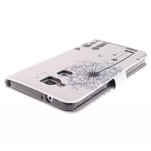 Mobile Phone Accessories Leather Wallet Case For Huawei Ascend Mate 7 Stand With Magnetic Buckle Cover