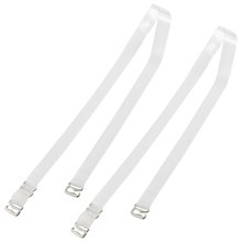 2016 Hot Style Metal Hook 1cm Wide Clear Invisible Bra Shoulder Straps Pair