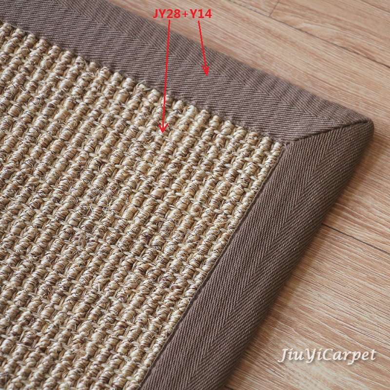 Sisal large thread carpets eco friendly wear resistant floor mats rugs bedroom living rugs tea
