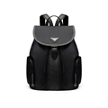 New Fashion Nylon Backpack Women Solid Color Waterproof Travel Bag Designer Plain Trendy Drawstring Backpack Practical