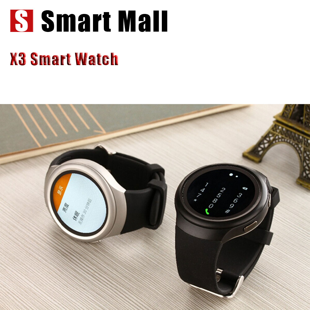 2016 Free Shipping Smart Watch 3G X3 K9 with Android 4 4 WCDMA WiFi GPS SIM