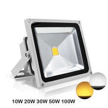 Waterproof IP65 LED Floodlight Reflector Spotlight 10W 20W 30W 50W RGB AC85 265V Outdoor Lamp For