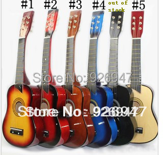 Free shipping 25inch toy small guitar wooden music educational toys musical instrument  wholesale