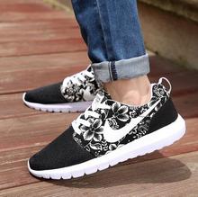 2016 new Men and Women casual shoes Fashion new spring Unisex smithing Printed Mesh shoes Outdoor shoes plus size 36-44